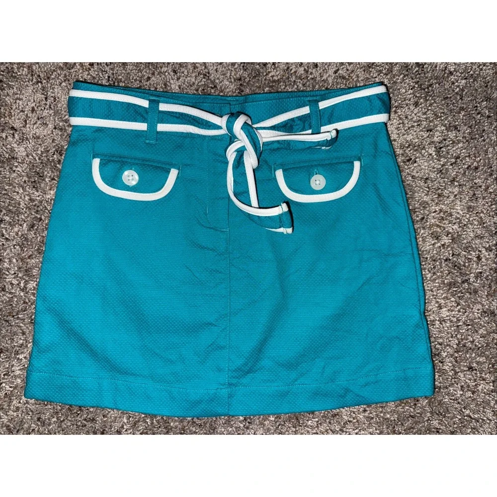 Janie and Jack Pink Label Poolside Palms Skirt Size 5‎